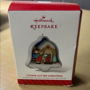 Hallmark Keepsake Cookie Cutter Ornament - Red and White